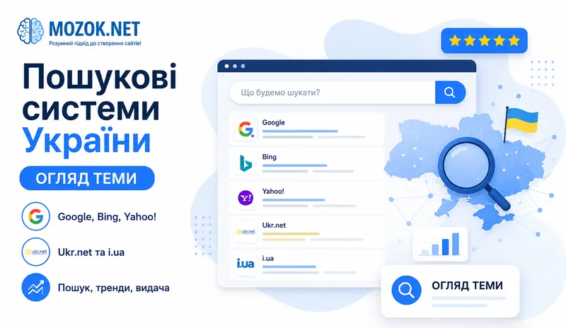 Пошукові системи України: які пошуковики використовують у 2026 році
