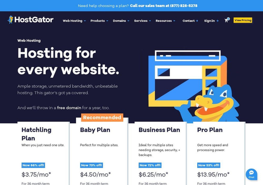 Тарифи HostGator Hatchling, Baby, Business і Pro, вересень 2026